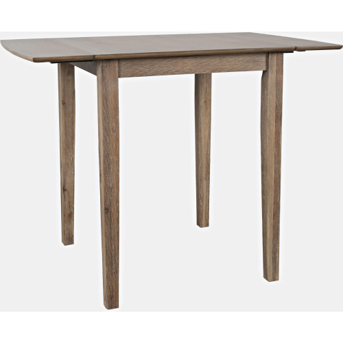 Eastern Tides Drop Leaf Counter Dining Table in Brushed Bisque